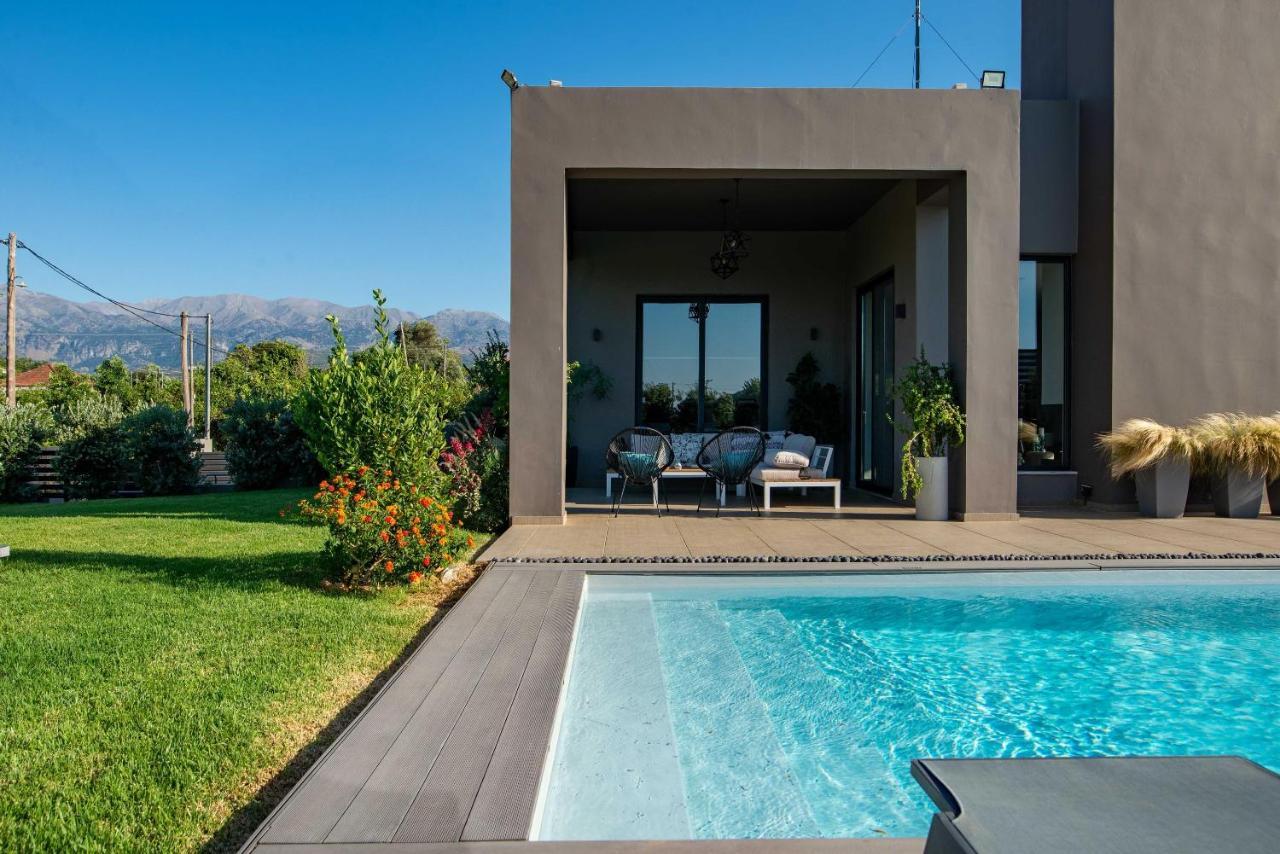 Villa Vega I "Heated" Pool, Next To Nature! Hriszí Aktí Haniá Kültér fotó