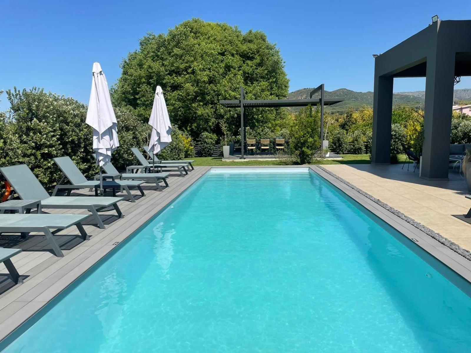 Villa Vega I "Heated" Pool, Next To Nature! Hriszí Aktí Haniá Kültér fotó